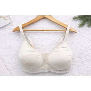 Carole Hochman Women Bra XL White T Shirt Seamless Wirefree Soft Molded Cup